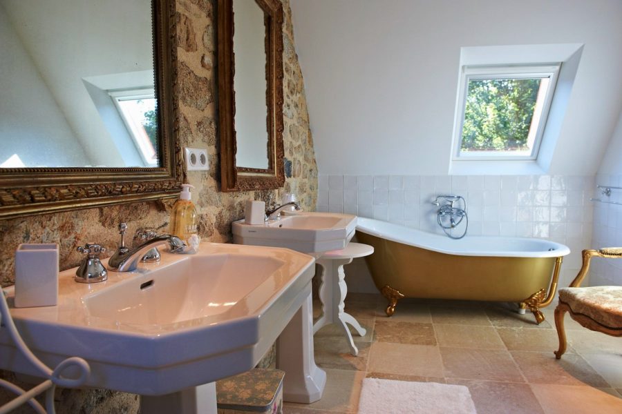 La Ferme de Kerscuntec – Salle de Bain – Chambre Ouessant