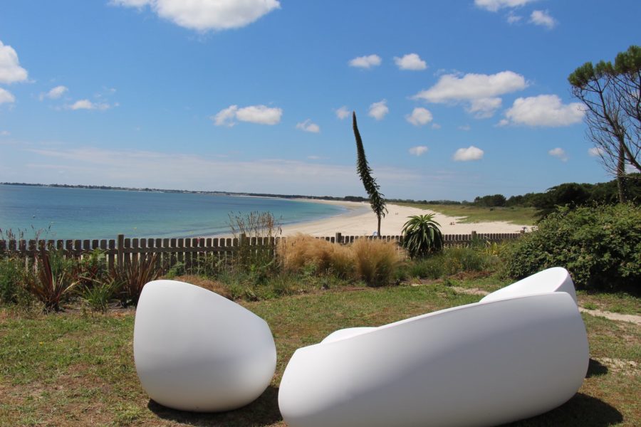 Maison de la plage – pause au jardin