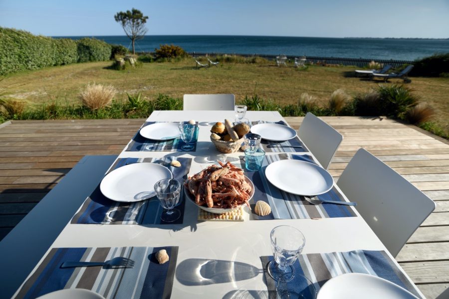 Maison de la plage -plateau de fruit de mer